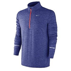 Nike NWOT Men’s Dri-Fit Element Half-Zip Long-Sleeve Running Top Small Blue